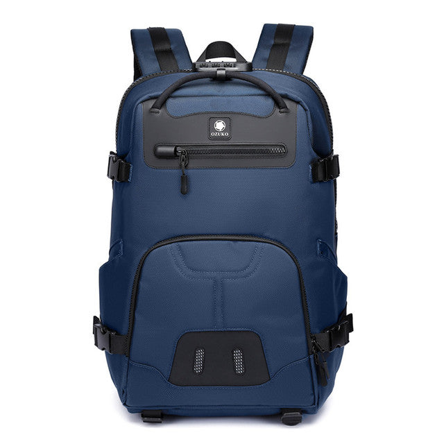 15.6 inch Laptop Backpacks Male USB Charging Travel Bag Waterproof Backpack Mochila