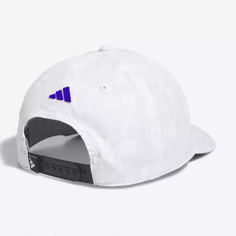 Adidas 3-Stripes Printed Tour Golf Hat - White