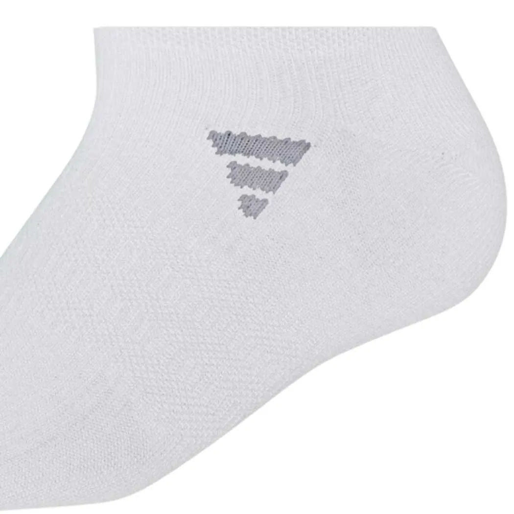 Adidas SuperLite 3.0 6-Pack No Show Socks White/ Black/ Grey (Women's)