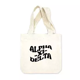 Alpha Xi Delta Mod Sorority Name Mini Tote Gift Bag