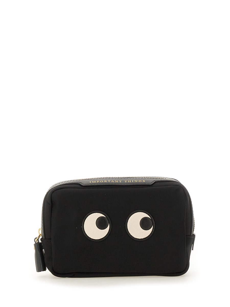 ANYA HINDMARCH    BEAUTY CASE IMPORTANT THINGS EYES IN ECONYL