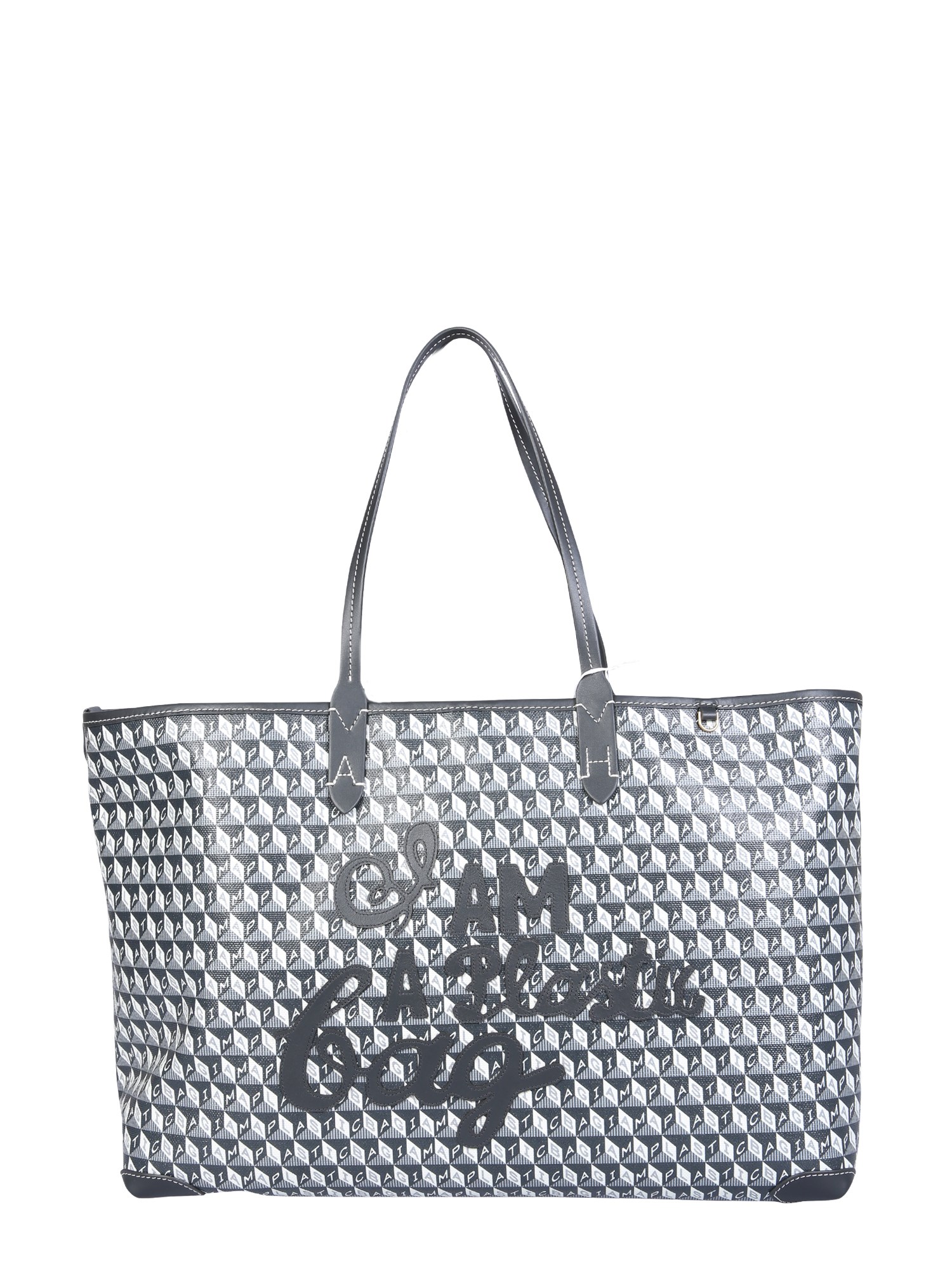 ANYA HINDMARCH    BORSA TOTE I AM A PLASTIC BAG IN PLASTICA RICICLATA