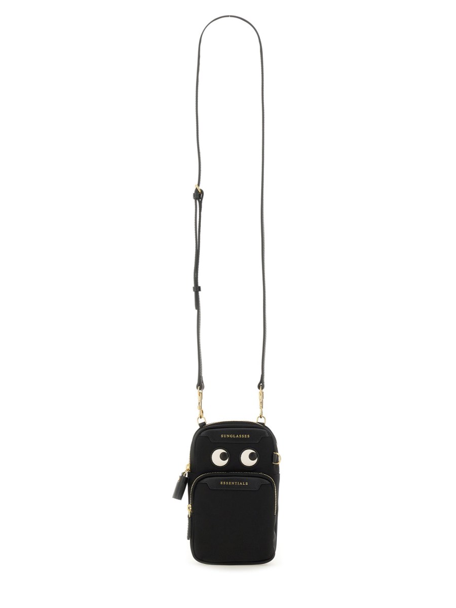 ANYA HINDMARCH    ESSENTIALS EYES SHOULDER BAG IN ECONYL®