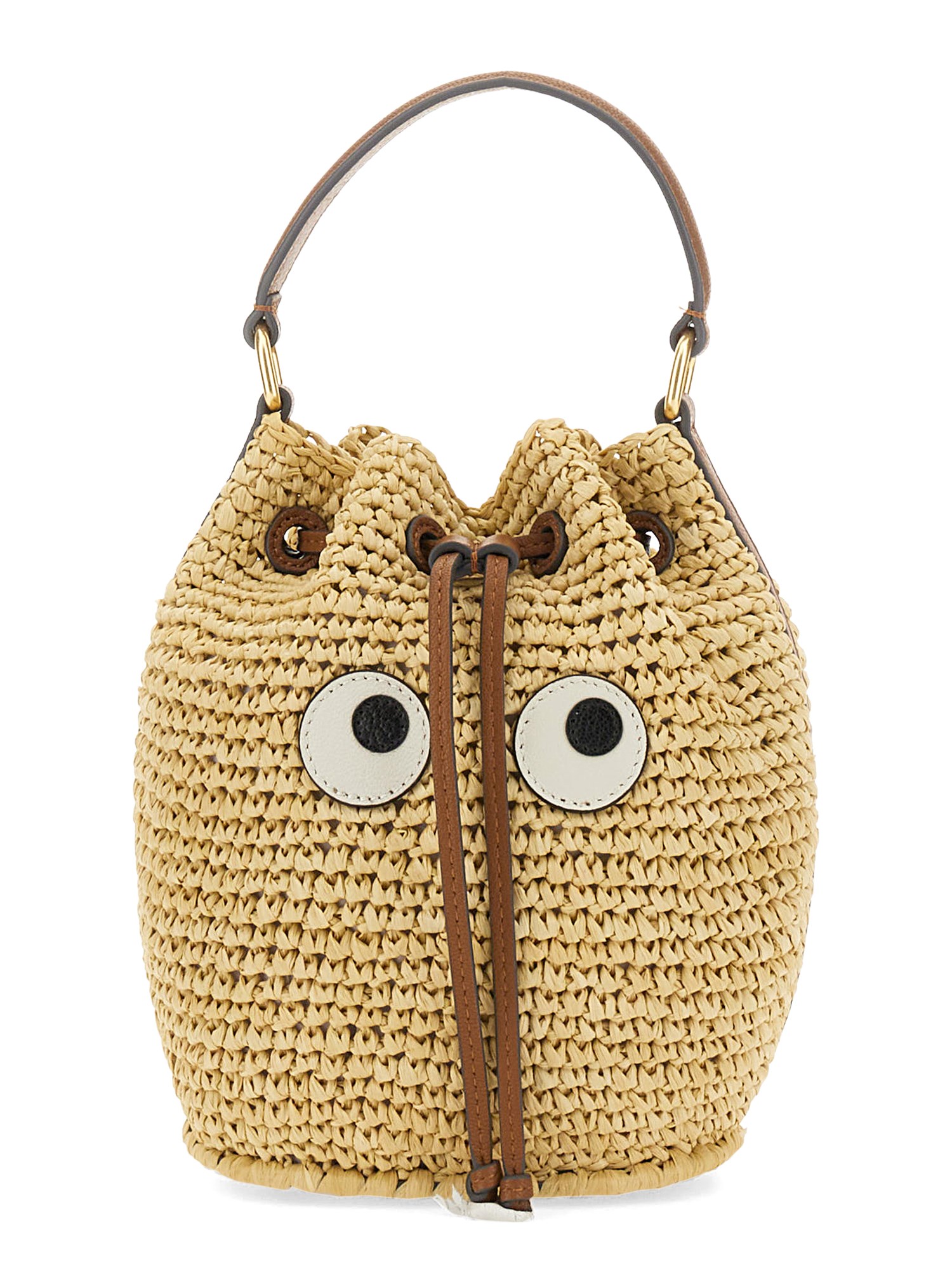 ANYA HINDMARCH    RAFFIA EYES BAG