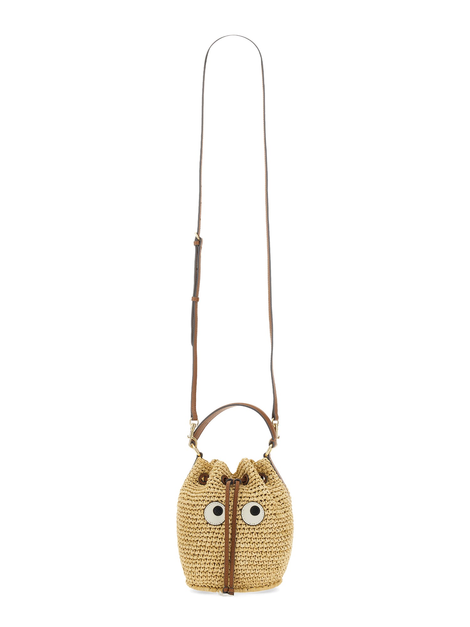 ANYA HINDMARCH    RAFFIA EYES BAG