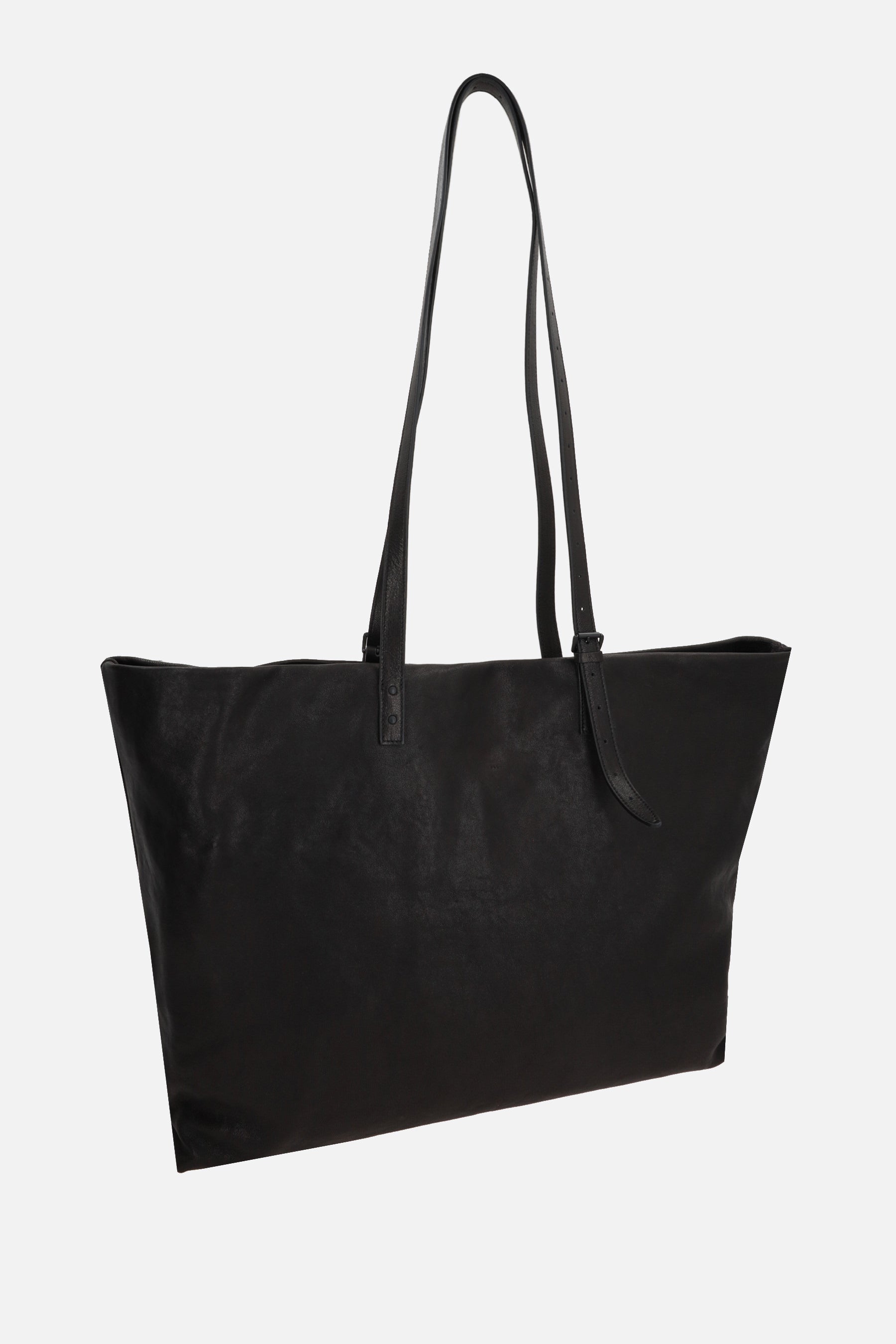 Bes grainy leather tote bag