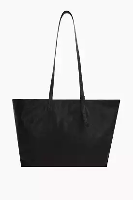 Bes grainy leather tote bag