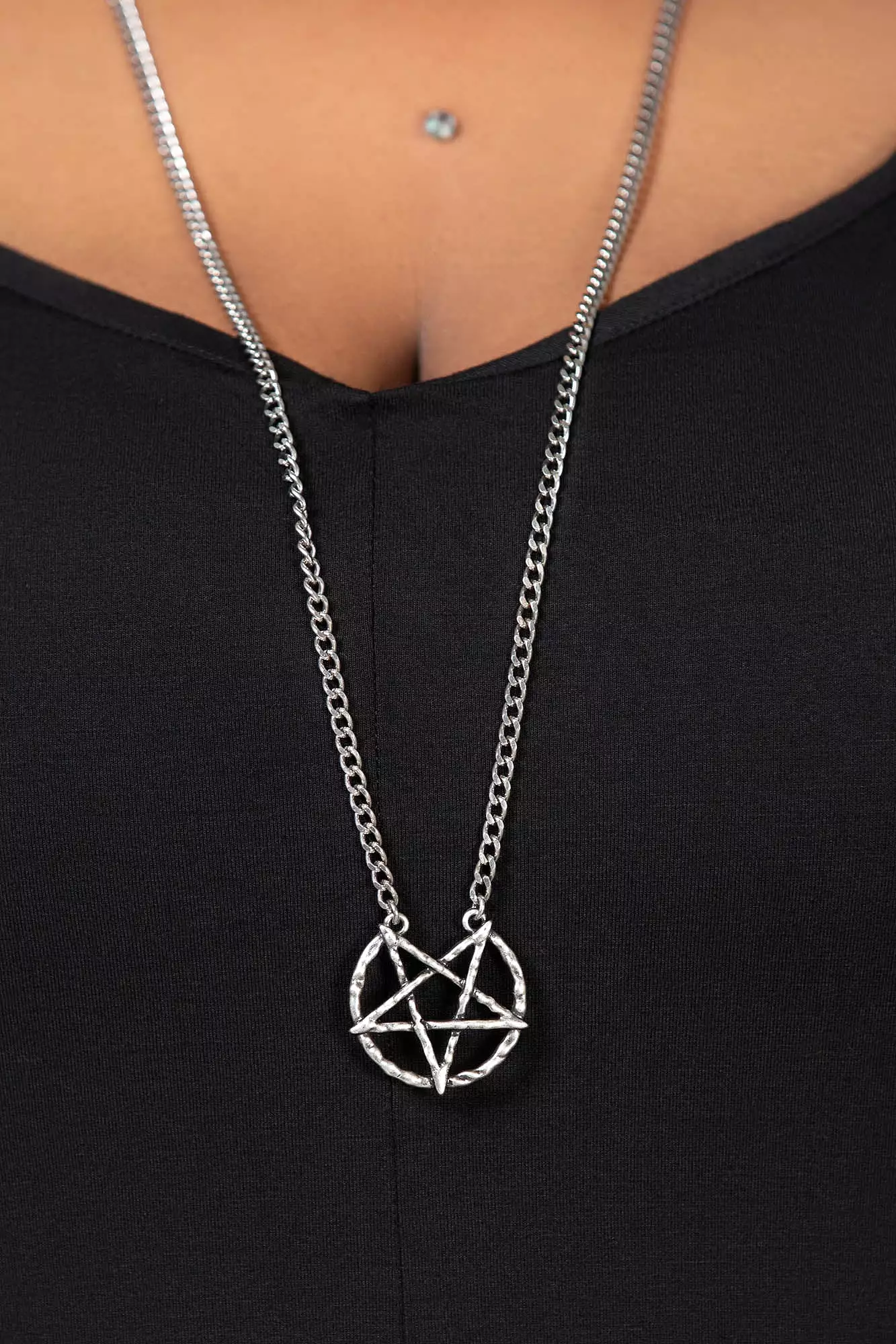 Broken Seal Pentagram Necklace