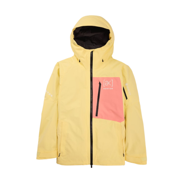 Burton 2024 Men's [ak] Cyclic GORETEX 2L Jacket - Buttermilk/Reef Pink