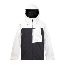 Burton 2024 Men's Lodgepole 2L Jacket - Stout White/True Black