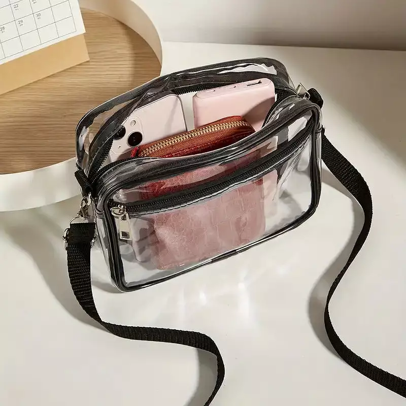 Casual Transparent Crossbody Bag (Stadium Bag)