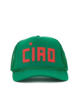 Claire V Ciao Trucker Hat - Green