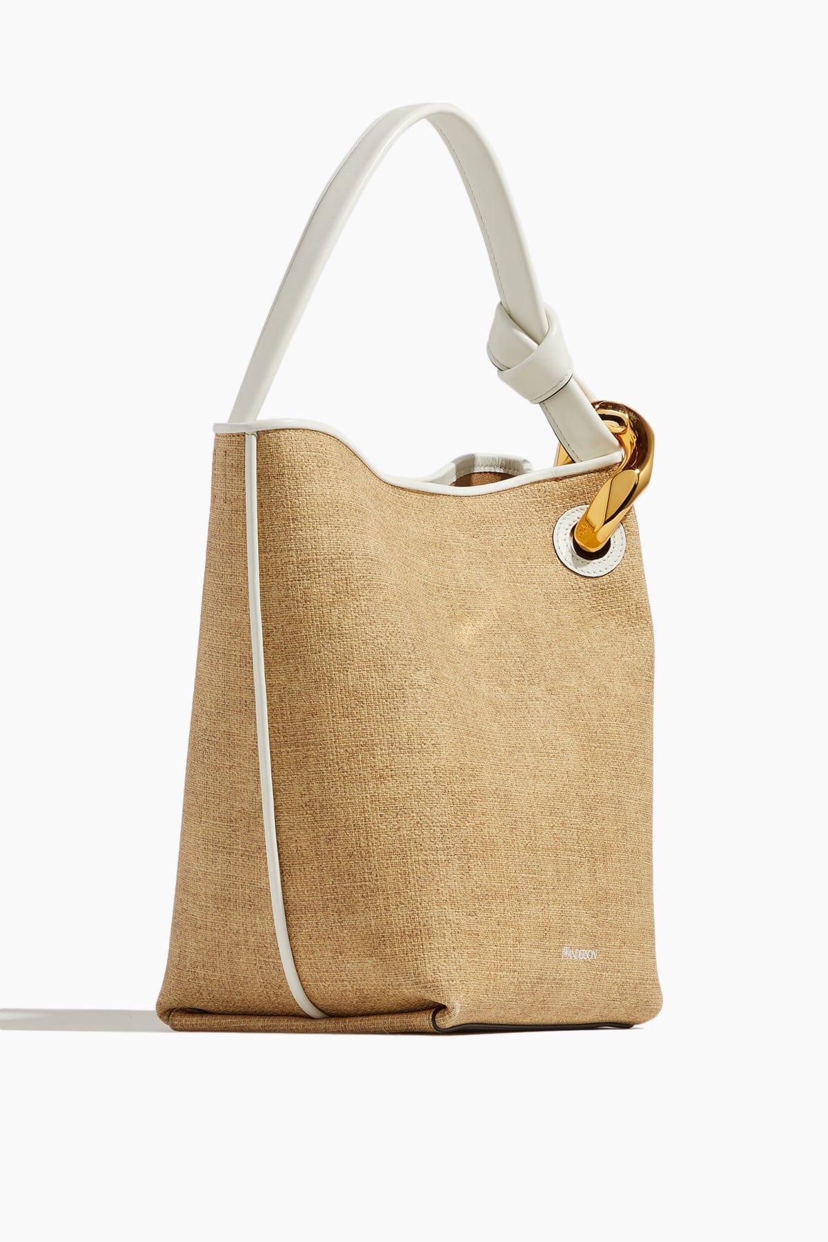 Corner Bucket Bag in Sand