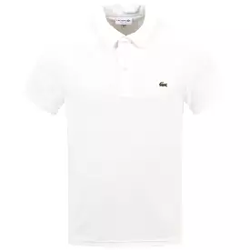 Cotton Blend Terry Cloth Regular Fit Polo White - SS24