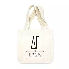 Delta Gamma Boho Design on Mini Tote Gift Bag