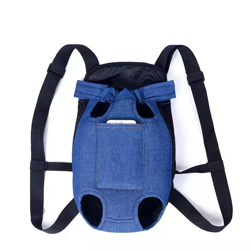 Denim Pet Dog Backpack Outdoor Travel Dog Cat Carrier Bag for Small Dogs Puppy Kedi Carring Bags Pets Products Trasportino Cane