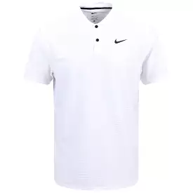 Dri-FIT Tour Texture Stripe Polo White/Black - SS24