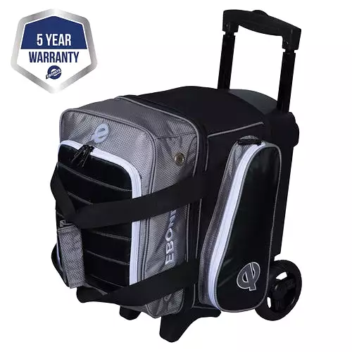 Ebonite Eclipse Single Roller Bowling Bag Silver