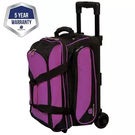 Ebonite Transport 2 Purple Double Roller Bowling Bag