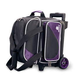 Ebonite Transport Single Roller Bowling Bag Purple