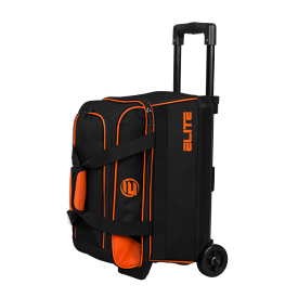 Elite Basic Double Roller Orange Bowling Bag