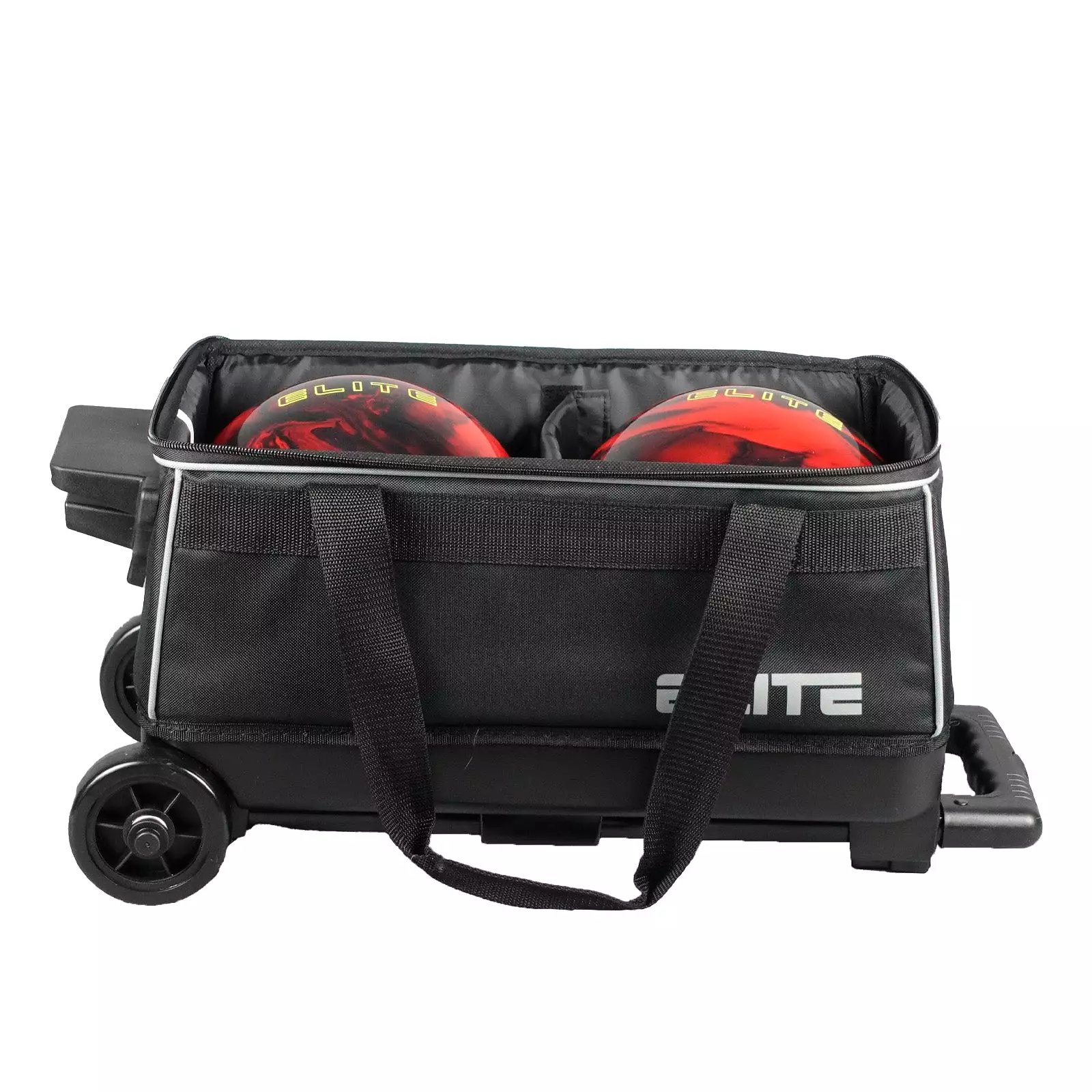 Elite Basic Double Roller Orange Bowling Bag