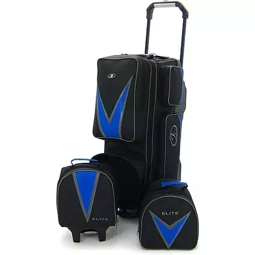 Elite Deluxe 3-4-5 Ball Roller Bowling Bag