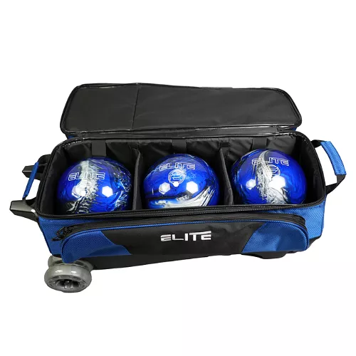 Elite Deluxe 3-4-5 Bowling Ball Roller Bag