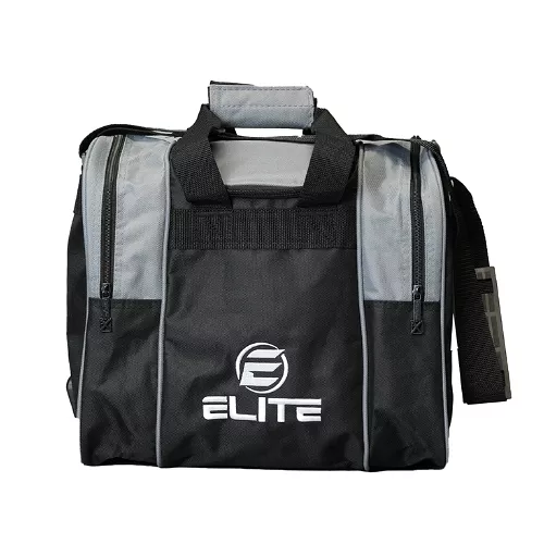 Elite Deluxe Single Tote Bowling Bag Charcoal