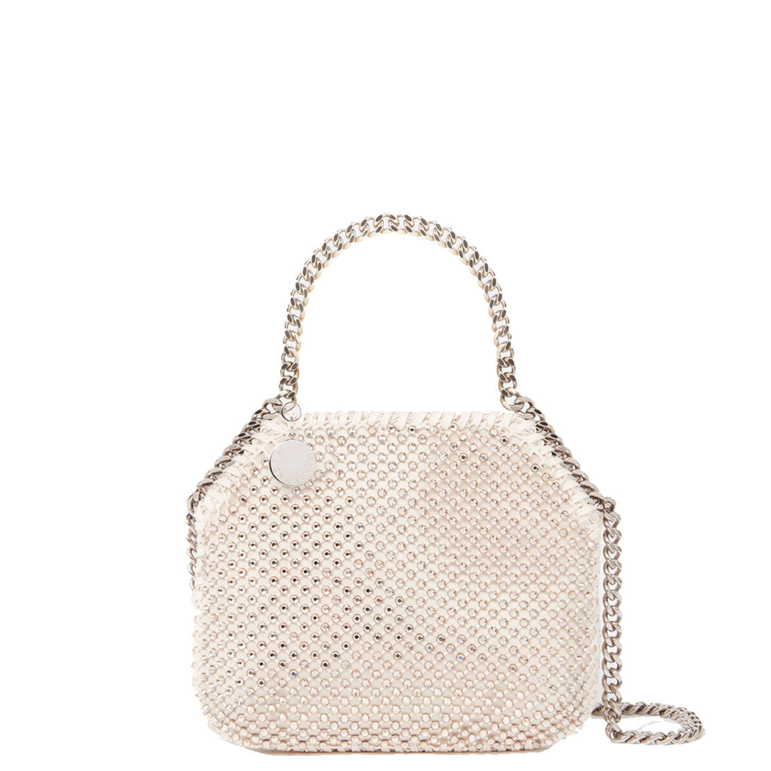 Falabella Mini Evening Crystal Mesh, Honey