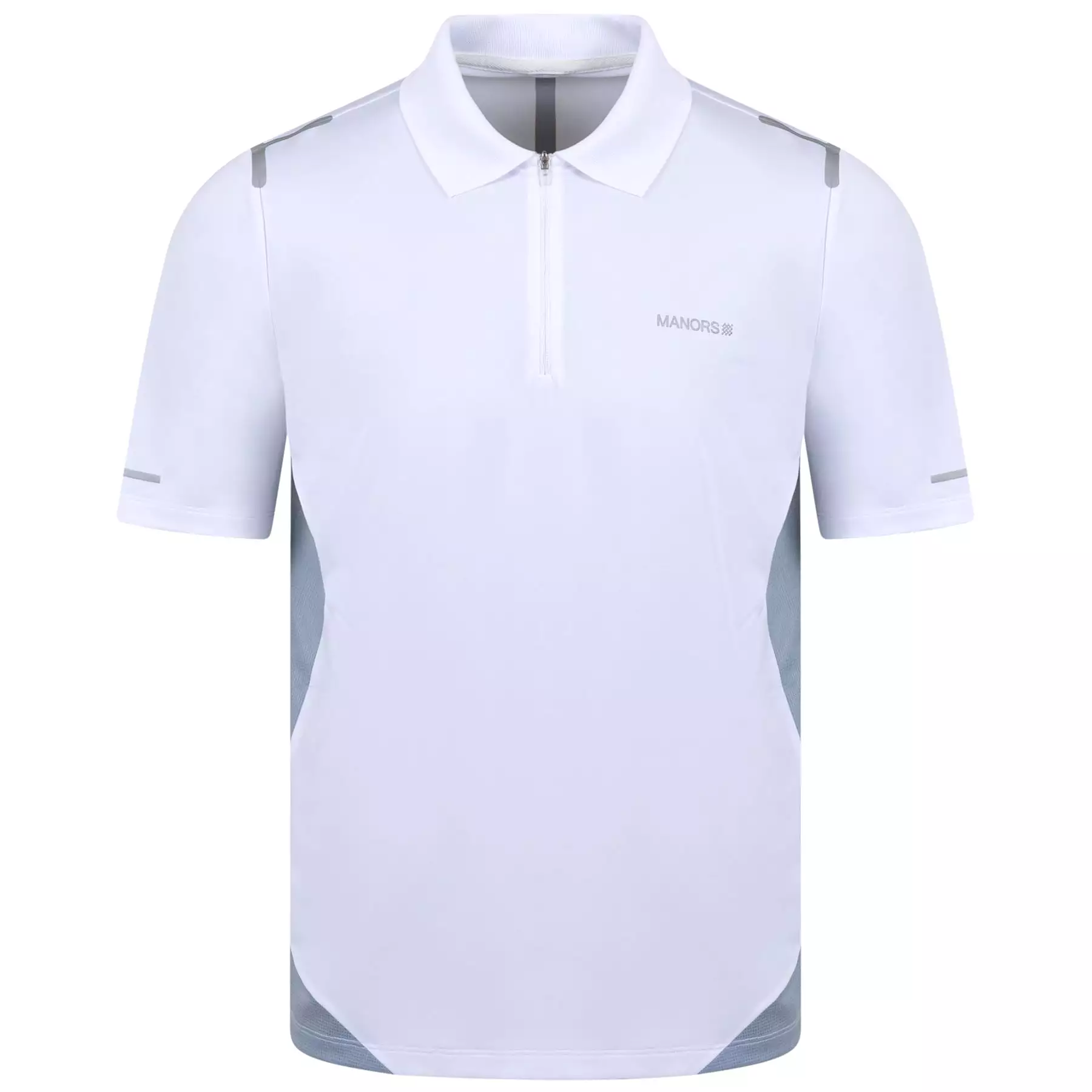 Frontier Quarter Zip Polo White - 2024