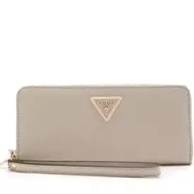 GUESS Cosette Large Zip Around Wallet Taupe