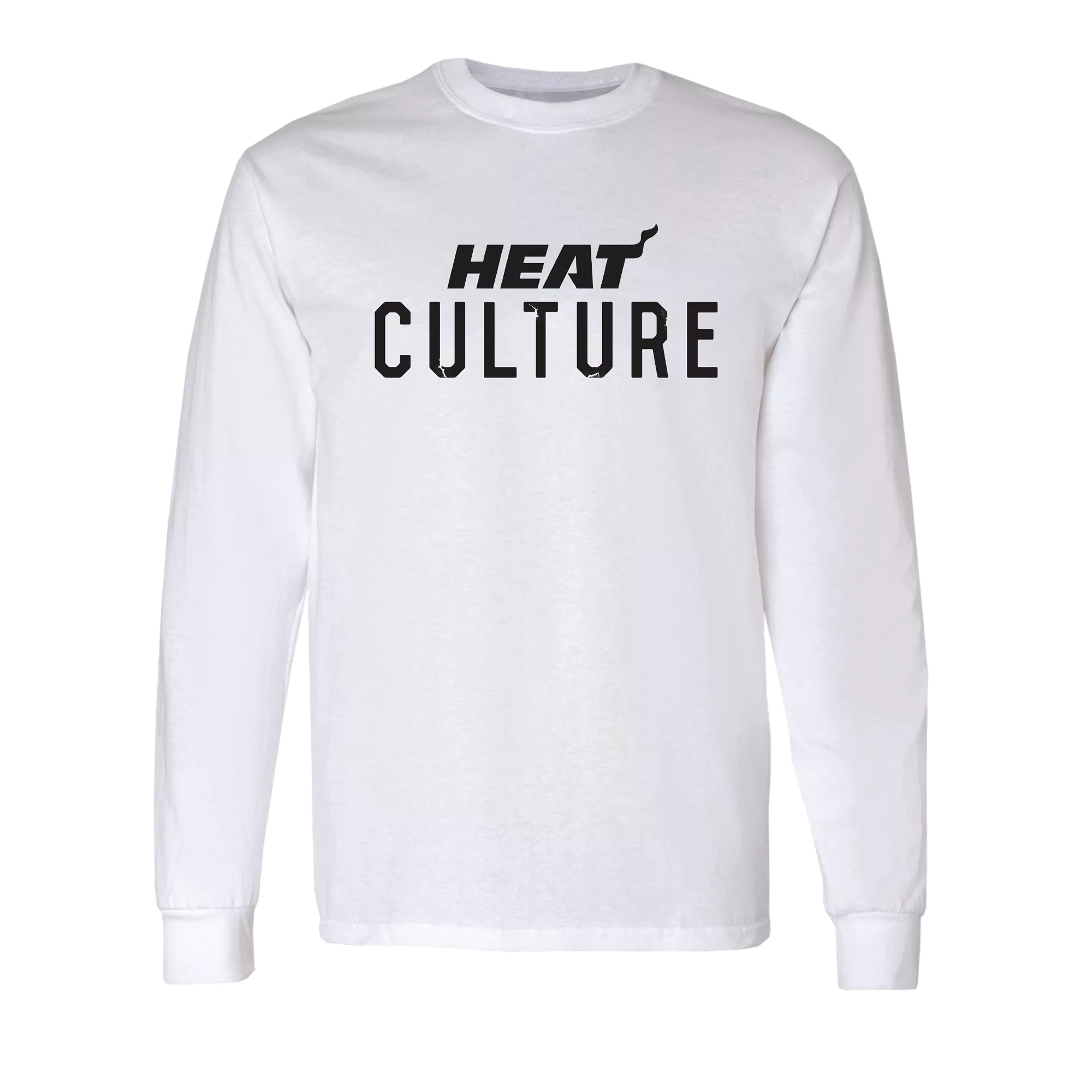 HEAT Culture White Long Sleeve Tee