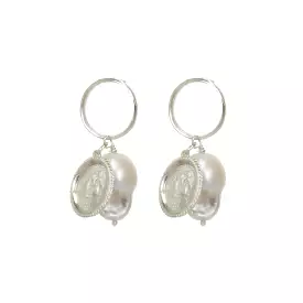 Hercules Lost Sea Band Earrings, Silver