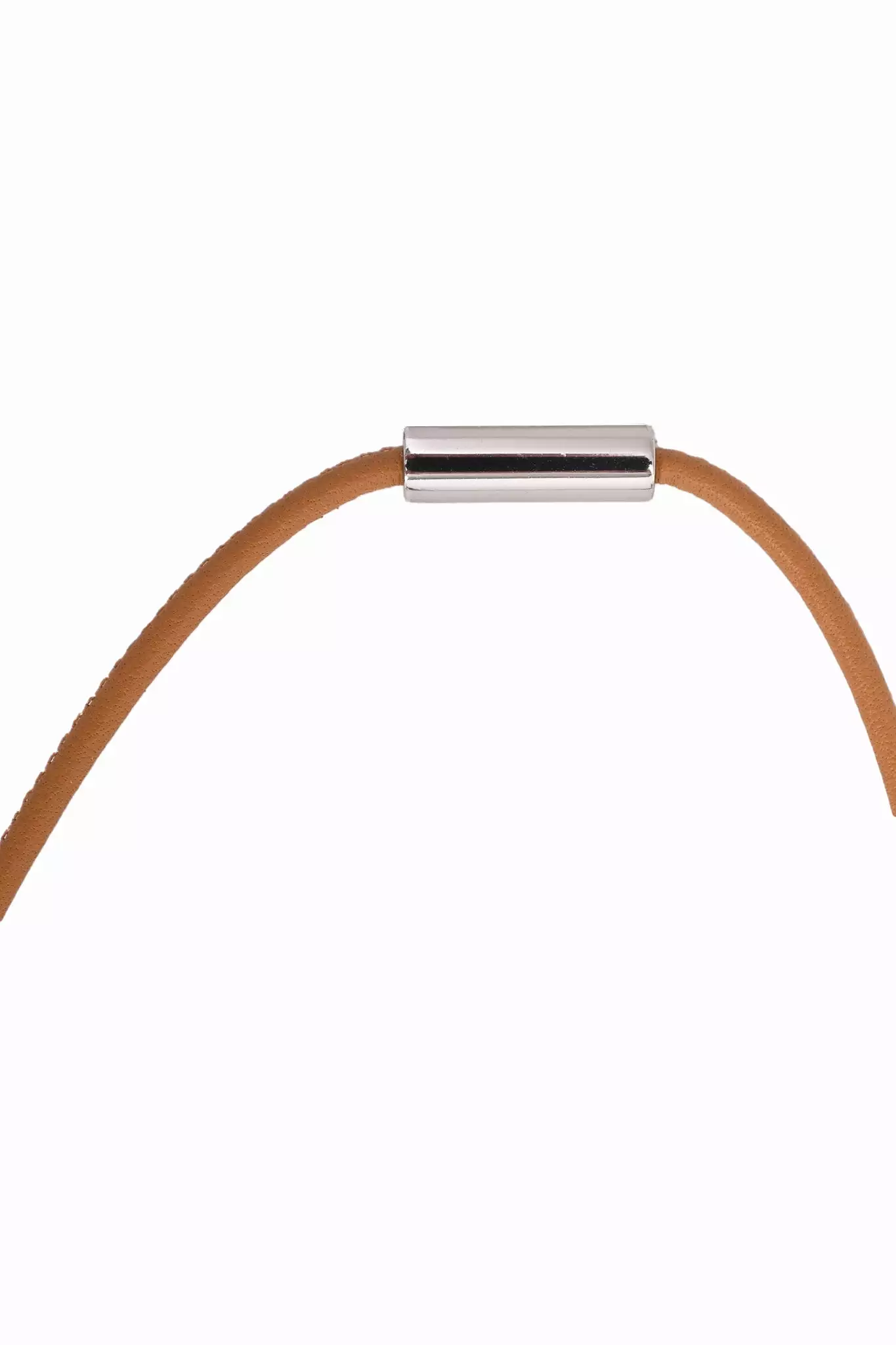 Hermes Beige 'H Equipe Pendant' Necklace