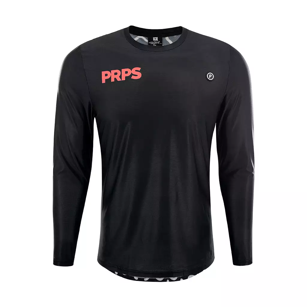 Hypermesh ELITE Long Sleeve Running Shirt (Black)