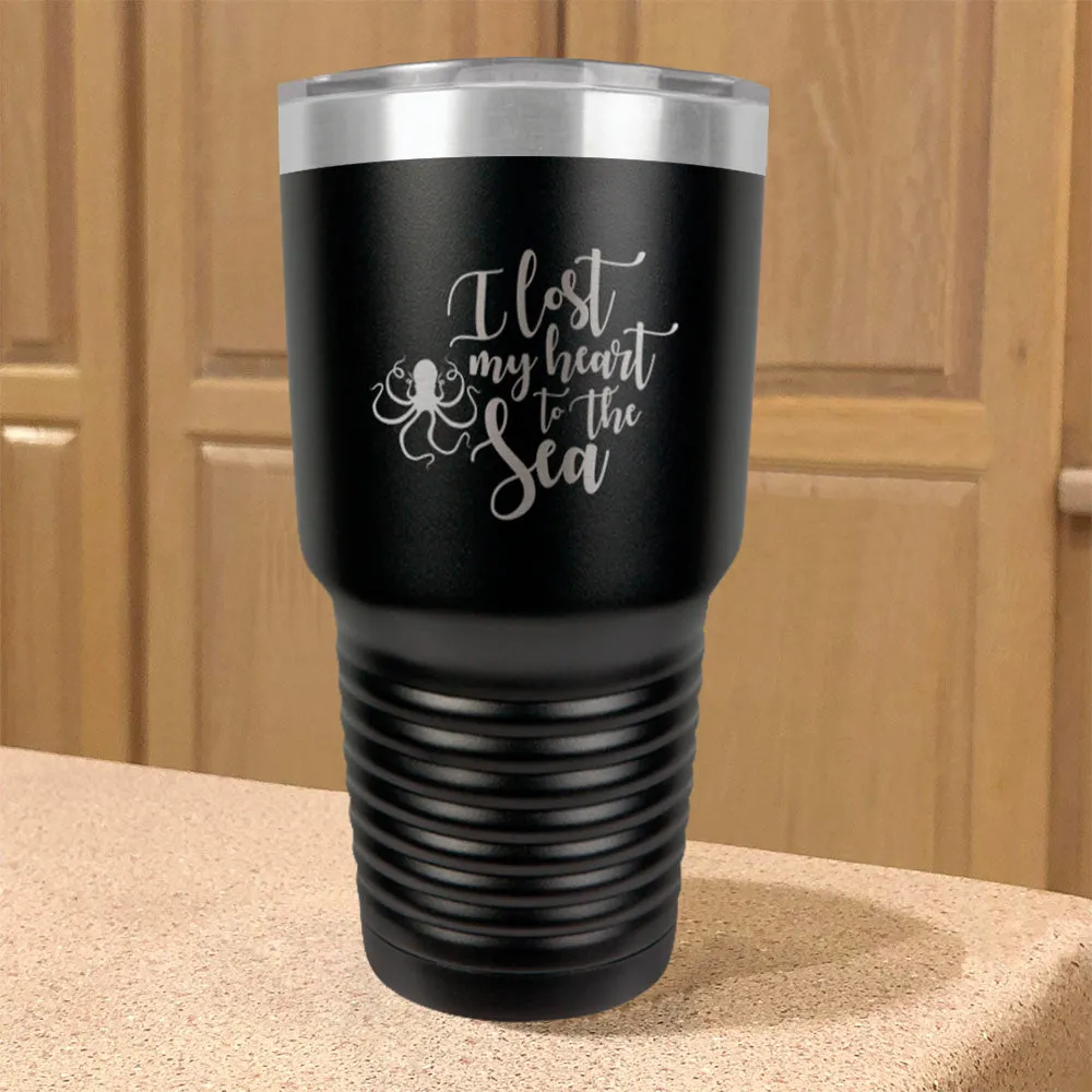 I Lost My Heart To The Sea Stainless Steel Tumbler