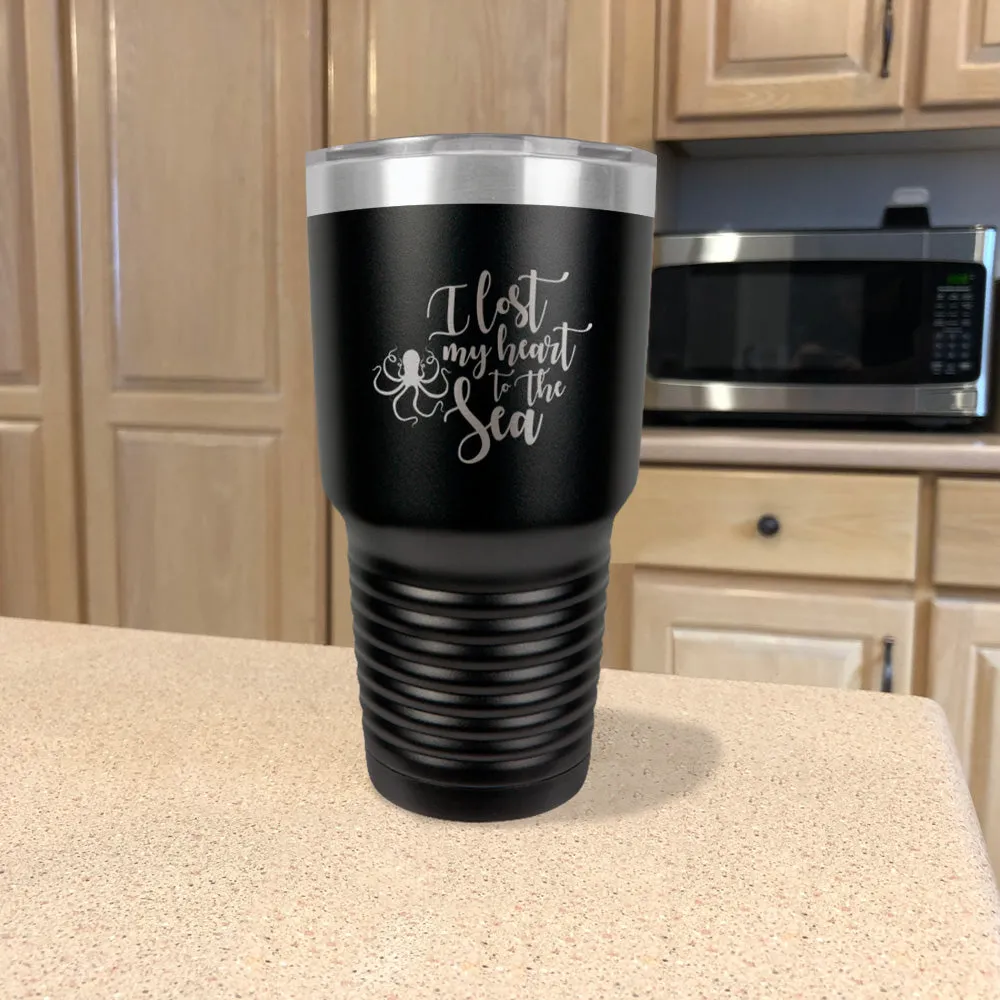 I Lost My Heart To The Sea Stainless Steel Tumbler