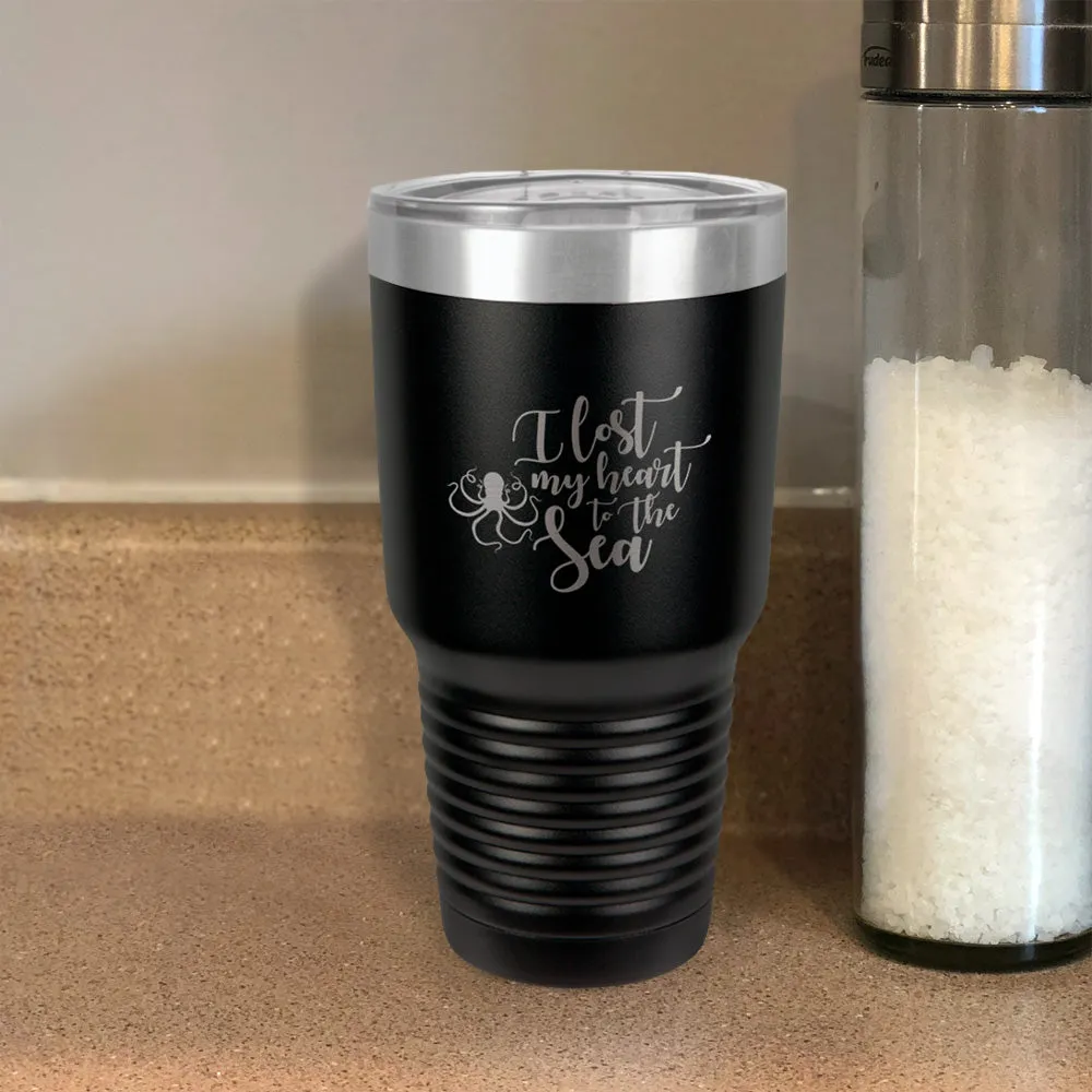 I Lost My Heart To The Sea Stainless Steel Tumbler