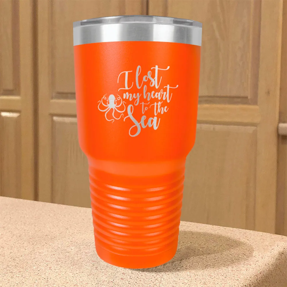 I Lost My Heart To The Sea Stainless Steel Tumbler