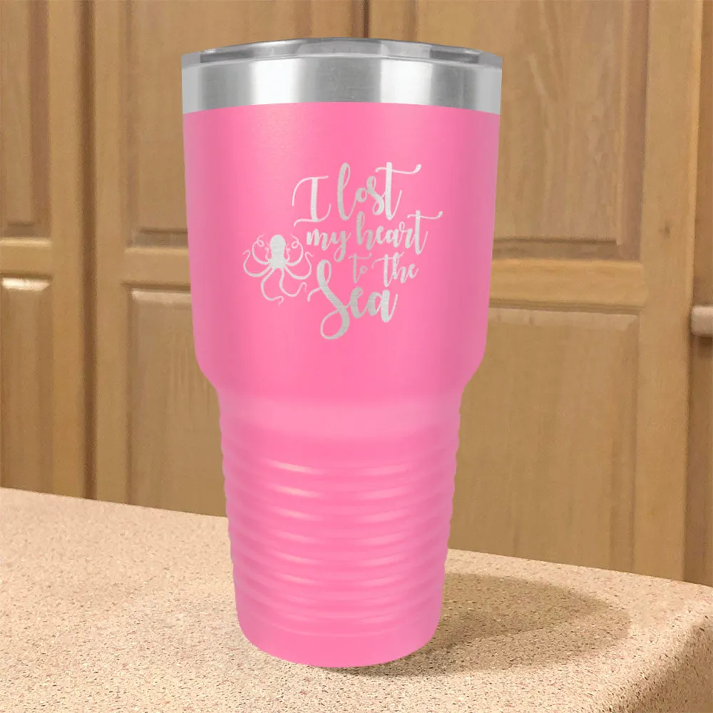 I Lost My Heart To The Sea Stainless Steel Tumbler