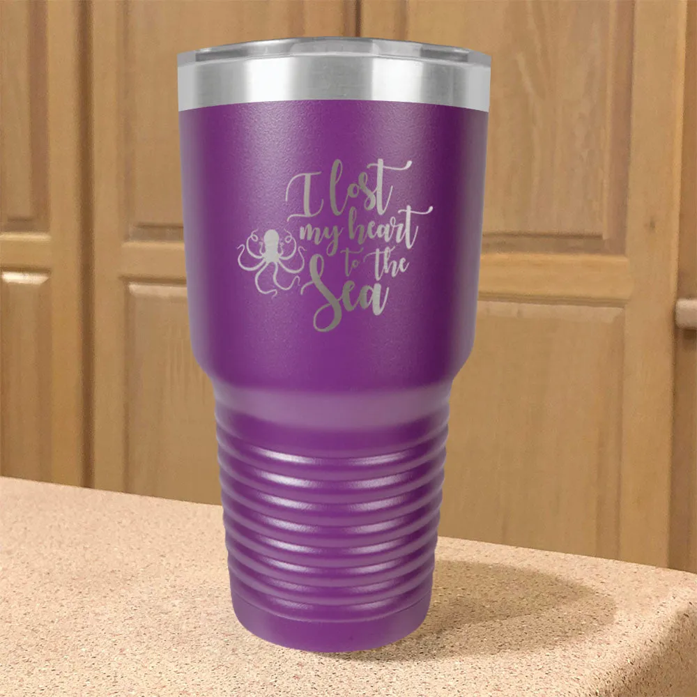 I Lost My Heart To The Sea Stainless Steel Tumbler