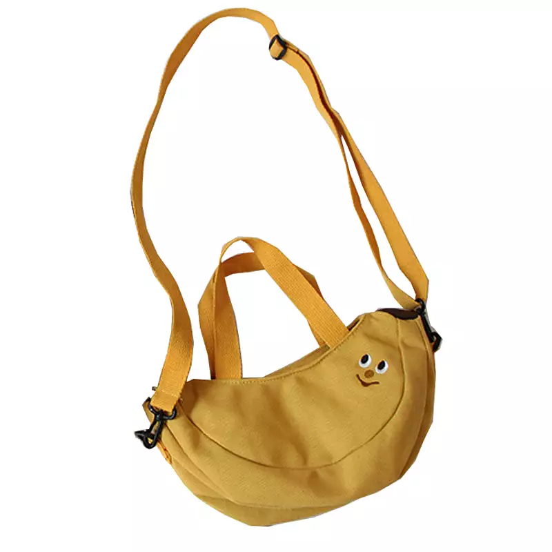 KOREAN CUTE BANANA CANVAS SHOULDER BAG BY94011