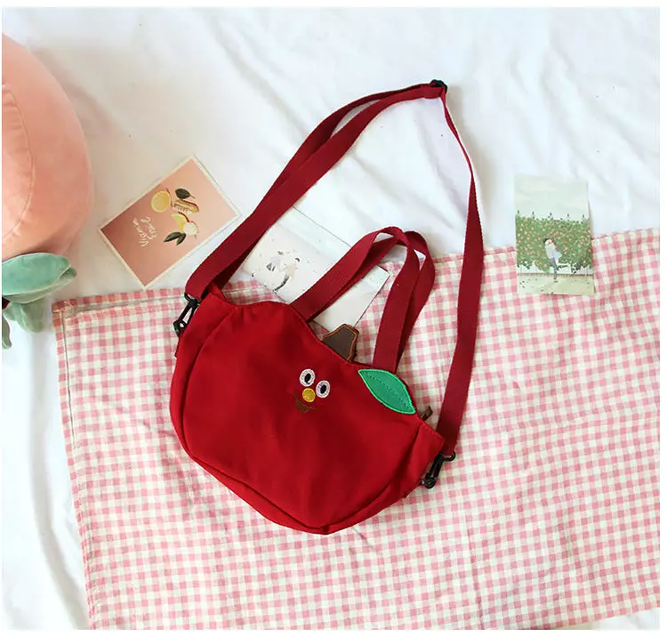 KOREAN CUTE BANANA CANVAS SHOULDER BAG BY94011