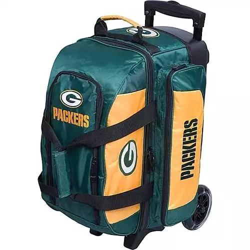 KR NFL Double Roller Green Bay Packers Bowling Bag