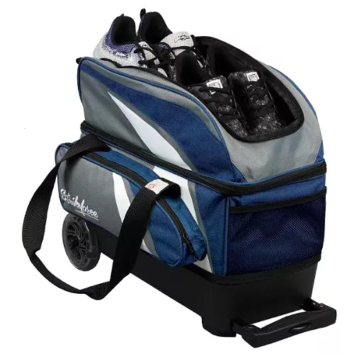 KR Strikeforce Cruiser Smooth 2 Ball Roller Grey/Navy Bowling Bag