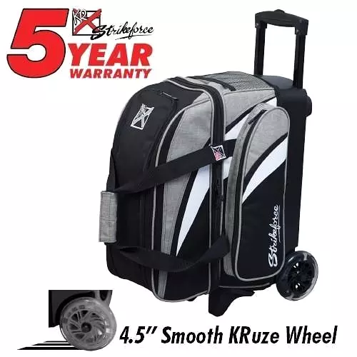 KR Strikeforce Cruiser Smooth Double Roller Stone Bowling Bag