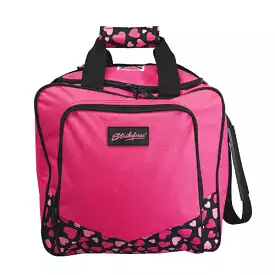 KR Strikeforce Krest Hearts Single Bowling Ball Tote Bag