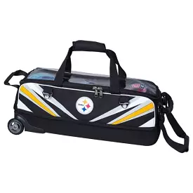 KR Strikeforce NFL Slim Triple Roller Pittsburgh Steelers Bowling Bag