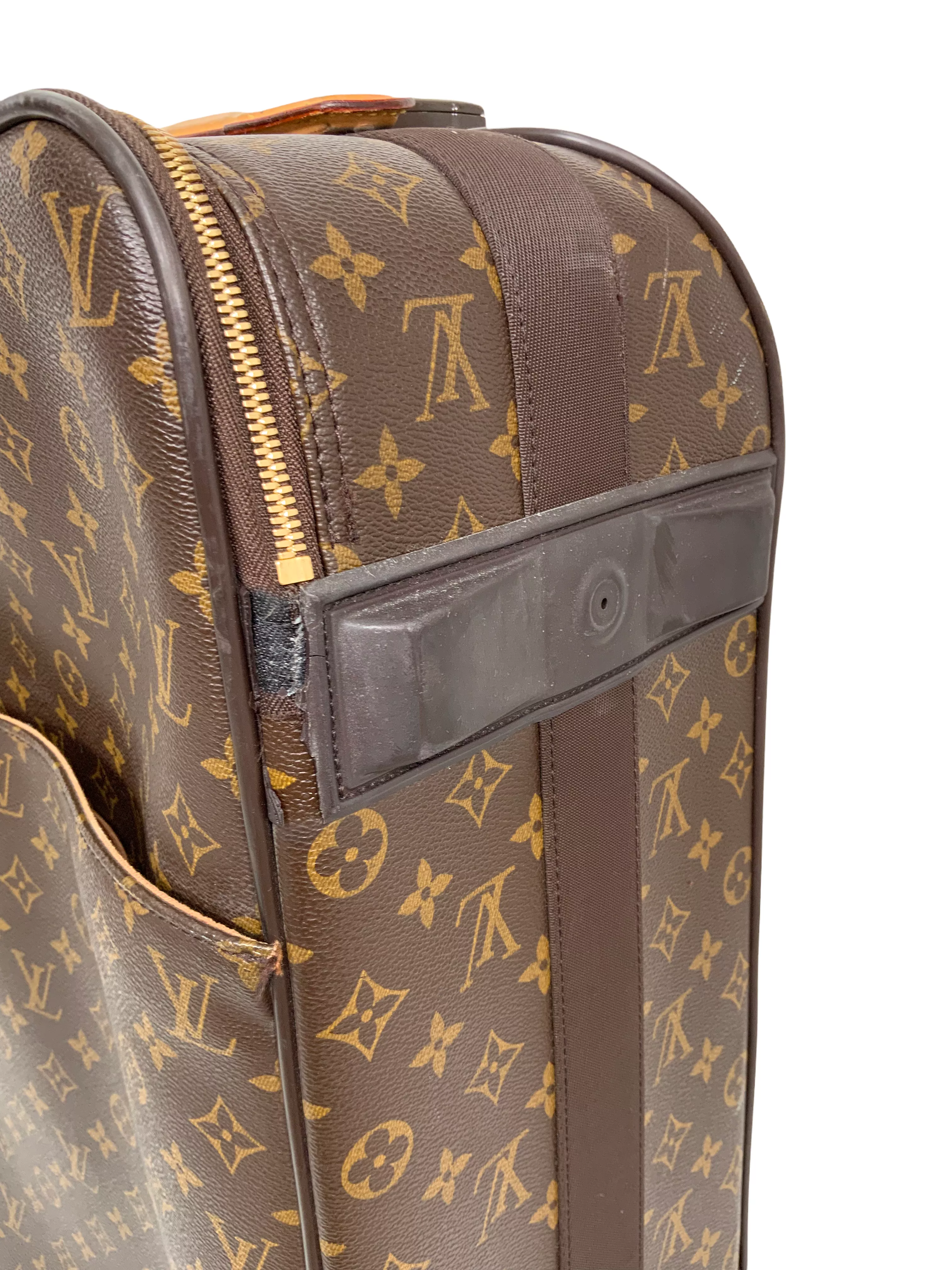 Louis Vuitton Pegase 50 Monogram Canvas Rolling Suitcase Travel Bag